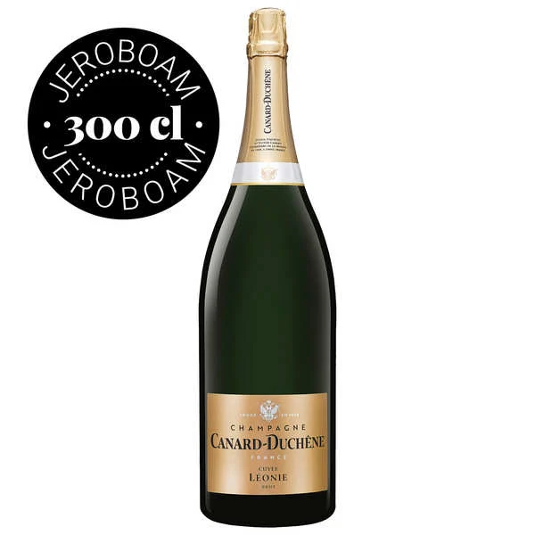 Champagne Canard Duchêne Cuvée Léonie Brut - Jeroboam en caisse bois
