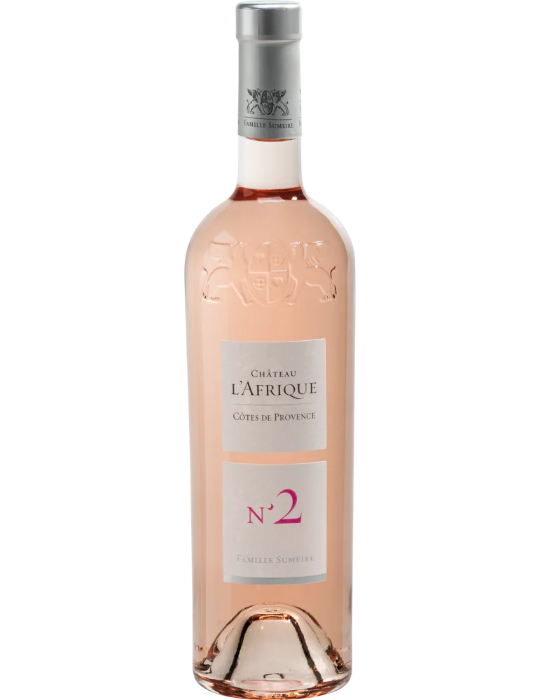 Chateau de l'Afrique - Cotes de Provence - AOP n°2 Cote du Rhône - Vin Rosé - 75 cl