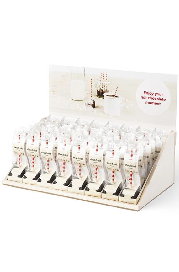 CHOC-O-LAIT - COUNTERTOP 6 X 8 PARFUMS + RECHARGE