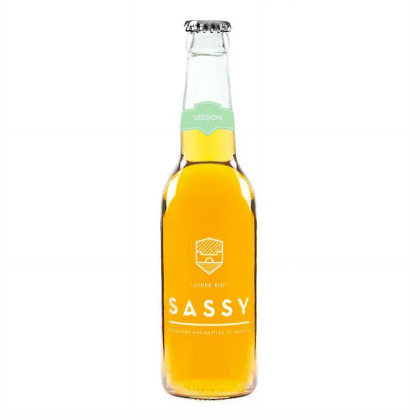 Cidre demi-sec bio et normand Sassy
