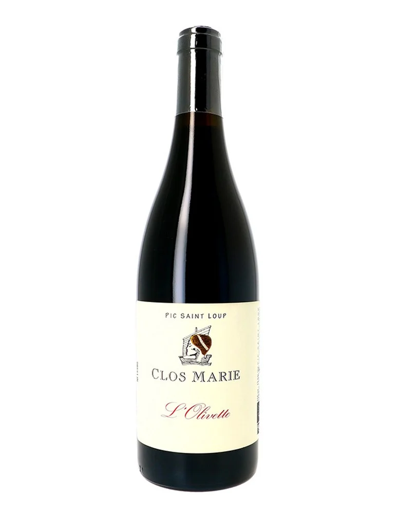 Clos Marie - Cuvée Olivette - AOP Pic Saint Loup - Vin Rouge bio- 75 cl