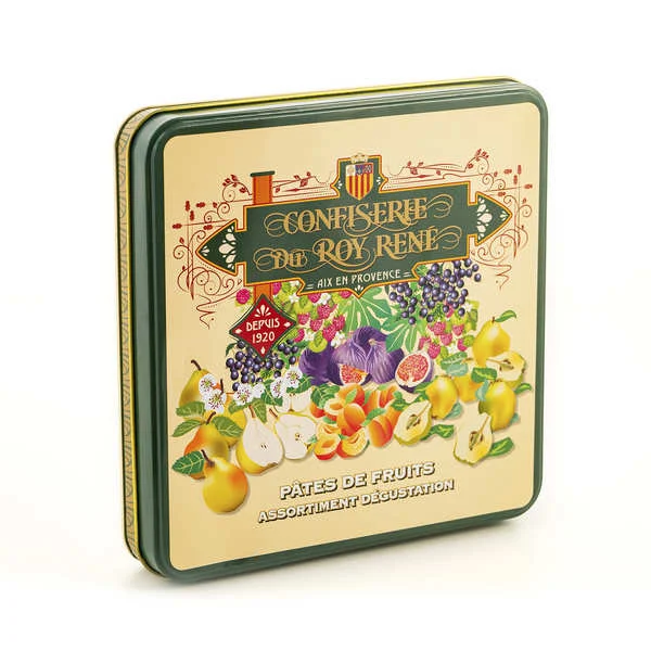 Coffret 30 petites pâtes de fruit de Provence assorties Le Roy René
