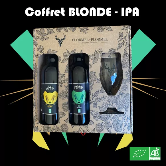 Coffret Bière IPA – Blonde 75CL “ERMIN”