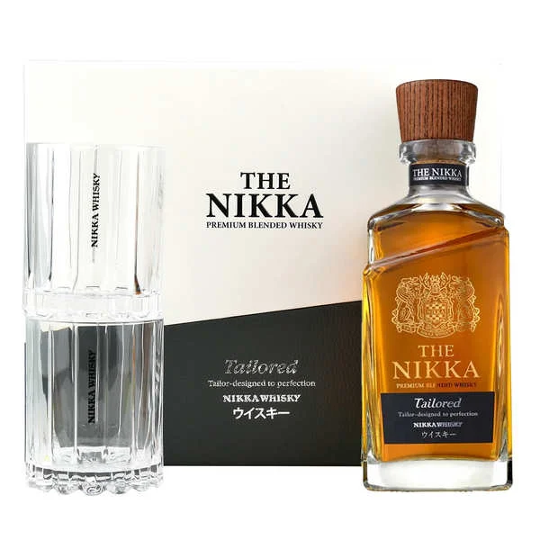 Coffret cadeau 2 verres whisky The Nikka Tailored 43%