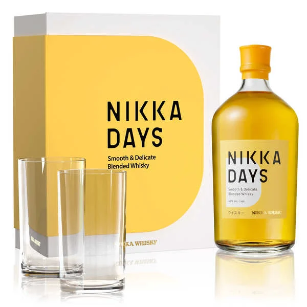 Coffret cadeau Whisky Nikka Days 2 verres