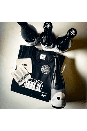 Coffret Nouveautés Brasserie Aerofab Old Barrel & T-Shirt taille M Offert ! 4 x 75 cl
