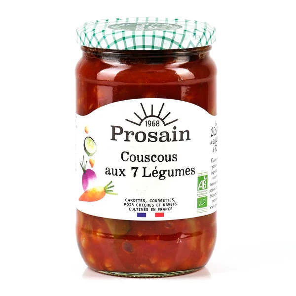 Couscous bio aux 7 légumes (préparation végétarienne sans semoule)