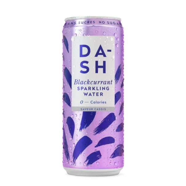 DASH - EAU PETILLANTE CASSIS CANETTE ALU 330ML x12
