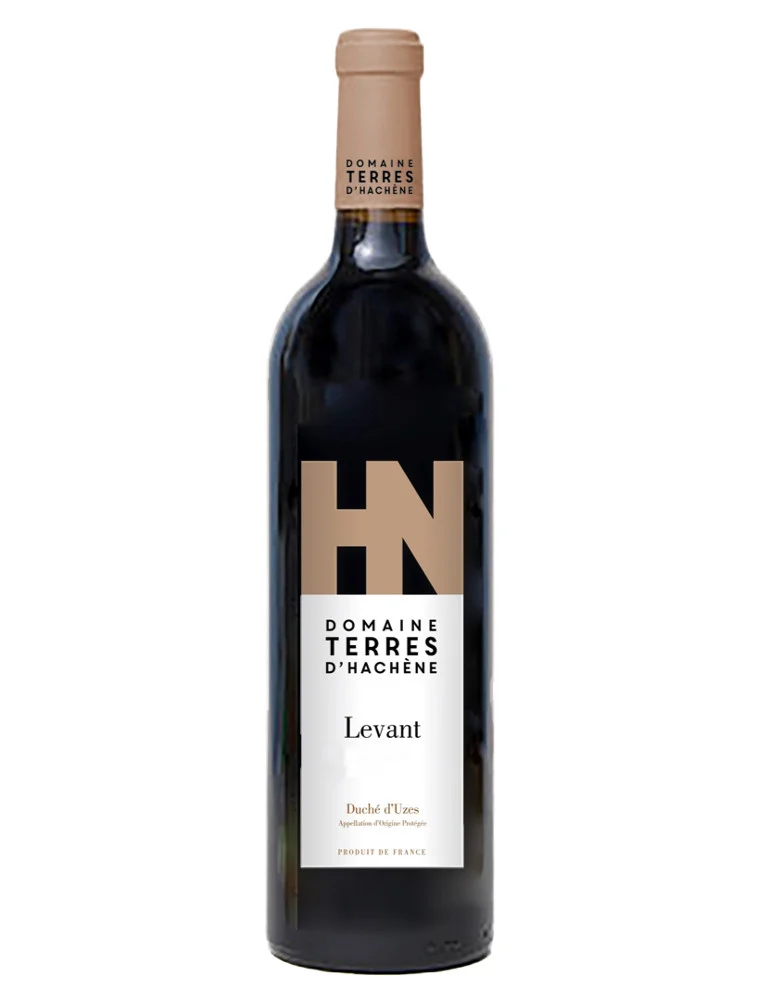 Domaine Terres d'Hachène - Levant - AOP Duché d'Uzès - vin rouge bio - 75 cl