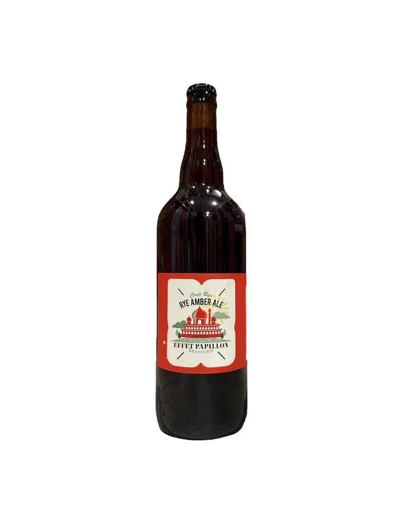 EFFET PAPILLON RYE AMBER ALE 75CL 7.5%
