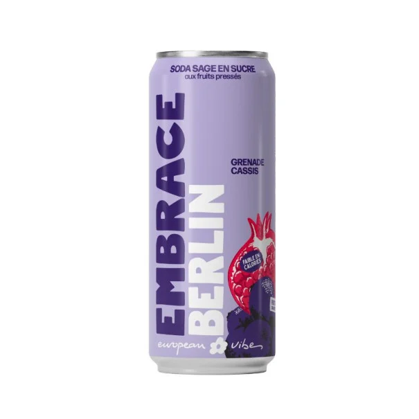 EMBRACE - SODA BERLIN GRENADE CASSIS CANETTE 330ML x12