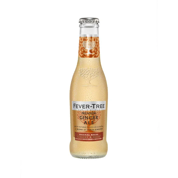 FEVER-TREE - PREMIUM GINGER ALE BOUTEILLE VERRE 200ML x24