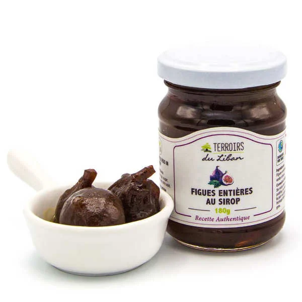 Figues entières au sirop du Liban