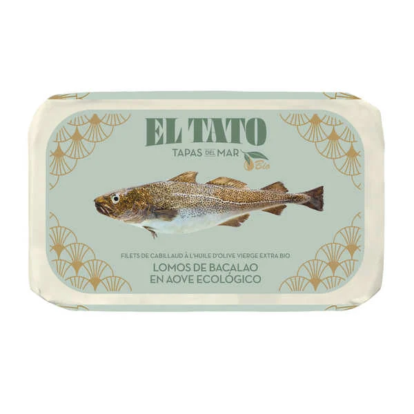 Filets de cabillaud à l'huile d'olive vierge extra bio