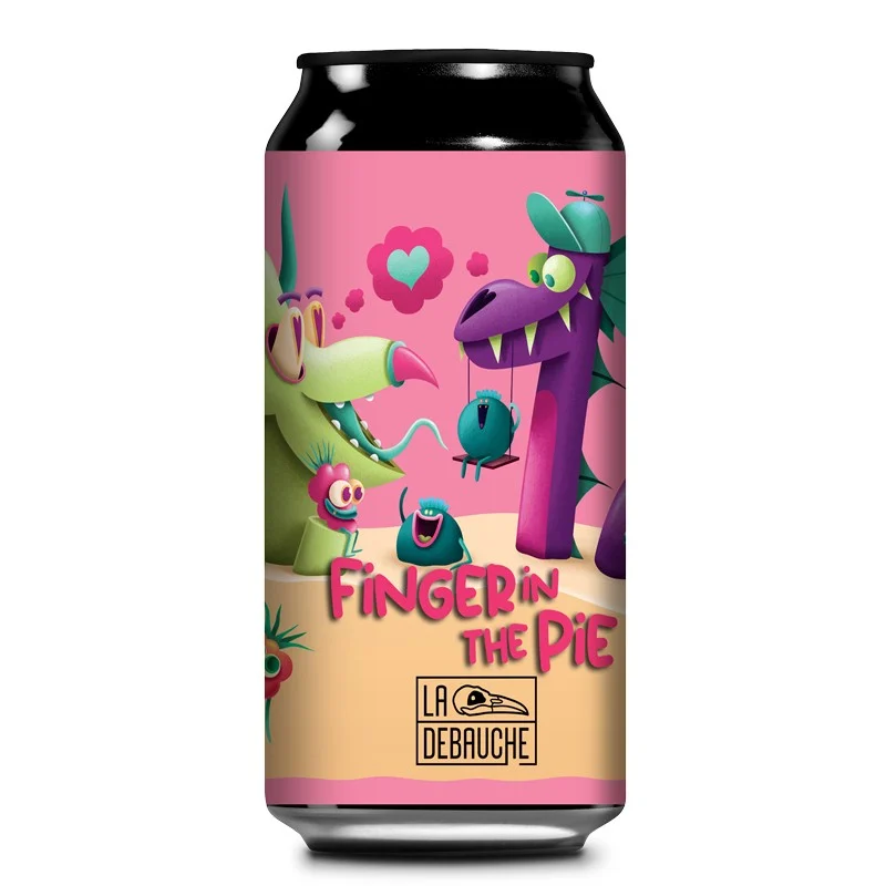 Finger in the pie -Débauche 12x44cl Finger in the Pie- Pastry Sour tarte à la framboise - 7 %