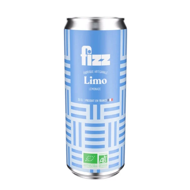 FIZZ - LIMONADE CANETTE ALU 330ML x12 BIO