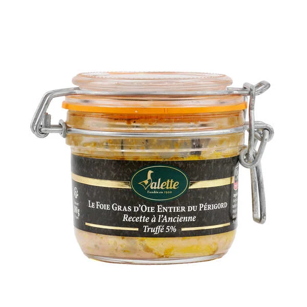 Foie gras d'oie entier truffé 5%