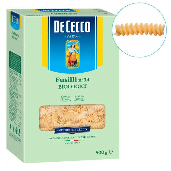 Fusilli bio n°34 De Cecco