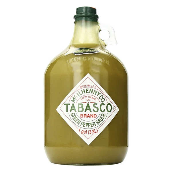 Gallon de Tabasco vert (3.8 litres !)