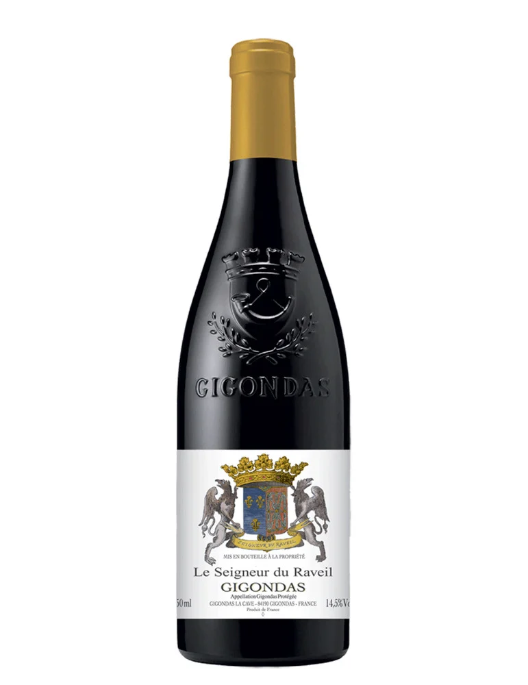 Gigondas La Cave - Seigneur du Raveil - Vacqueyras AOC - Vin Rouge 75 cl