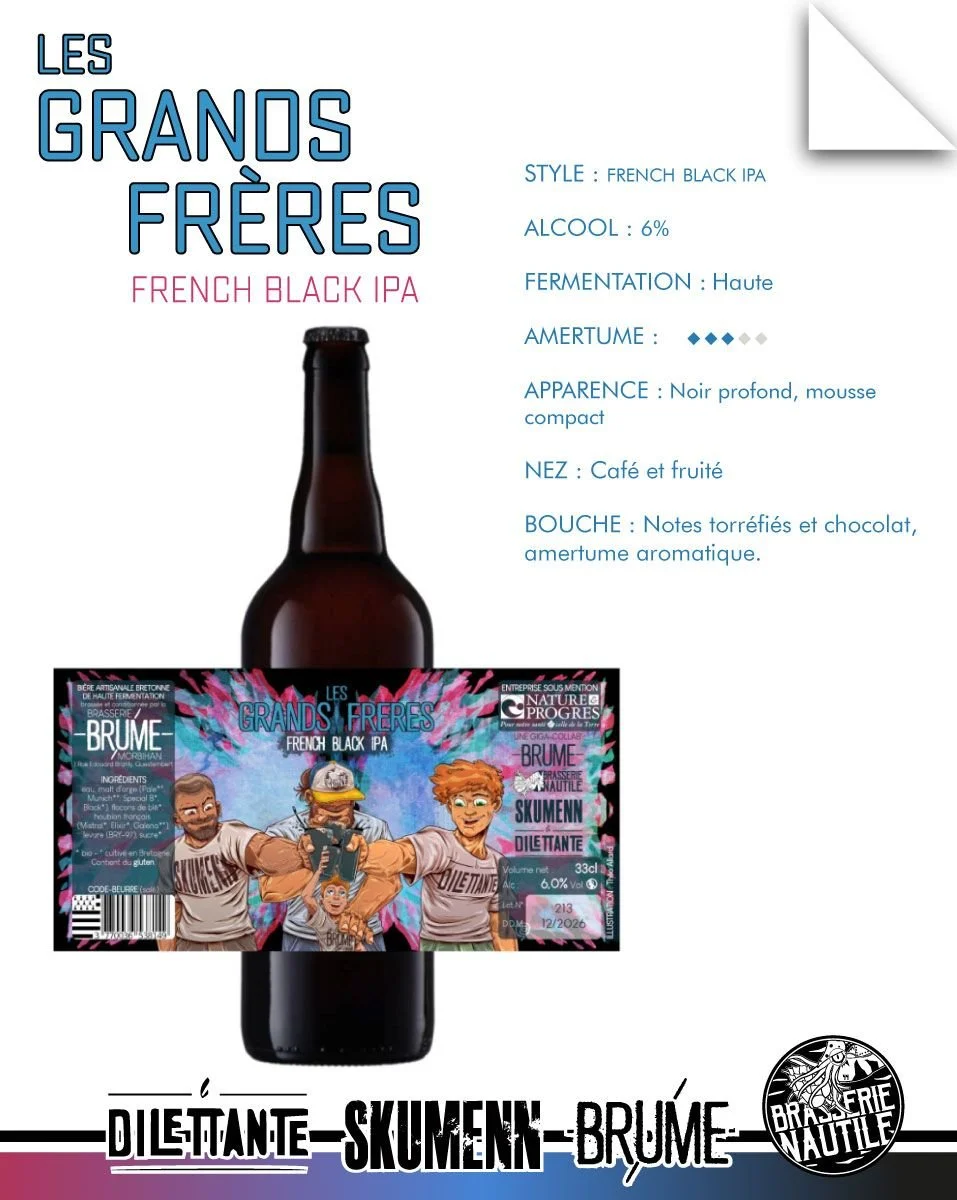 Grands Frères / Black IPA 6%