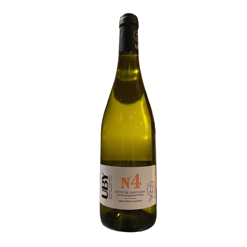 IGP COTES DE GASCOGNE N°4 « GROS PETIT MANSENG » DOMAINE UBY BLANC MOEULLEUX