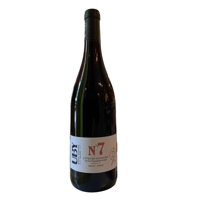 IGP GASCOGNE N 7 MERLOT TANNAT DOMAINE UBY ROUGE
