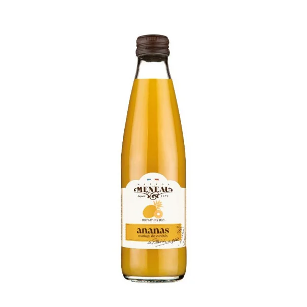 MENEAU - JUS D'ANANAS BOUTEILLE VERRE 250ML x12 BIO