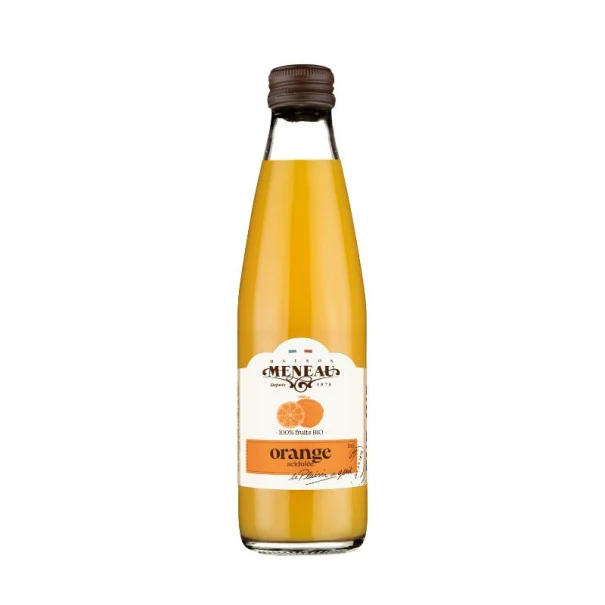 MENEAU - JUS ORANGE BOUTEILLE VERRE 250ML x12 BIO