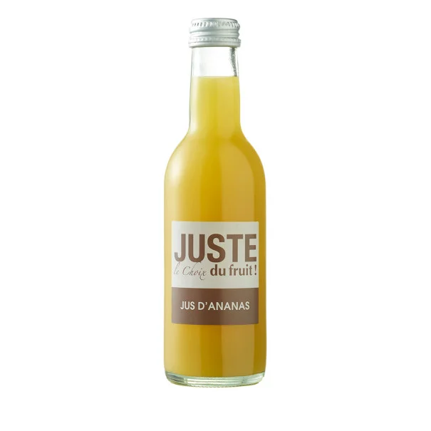 JUSTE LE CHOIX DU FRUIT - JUS ANANAS BOUTEILLE VERRE 250ML x12