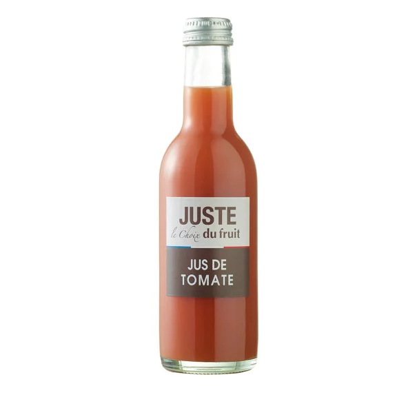 JUSTE LE CHOIX DU FRUIT - JUS DE TOMATE BOUTEILLE VERRE 250ML x12