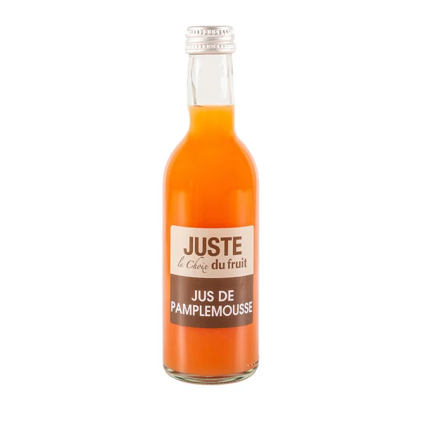 JUSTE LE CHOIX DU FRUIT - JUS PAMPLEMOUSSE BOUTEILLE VERRE 250ML x12