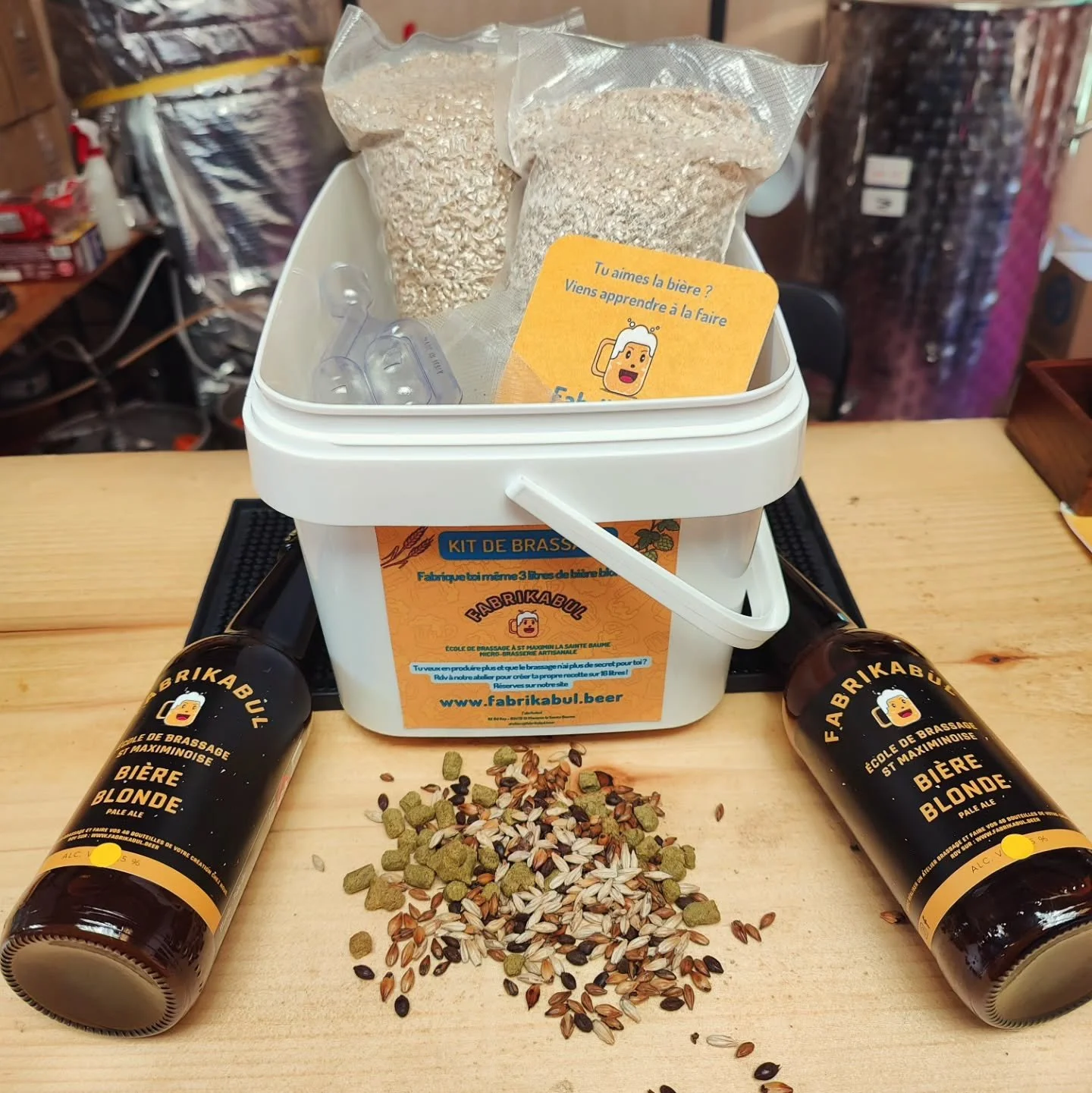 Kits de brassage 3l de bière blonde