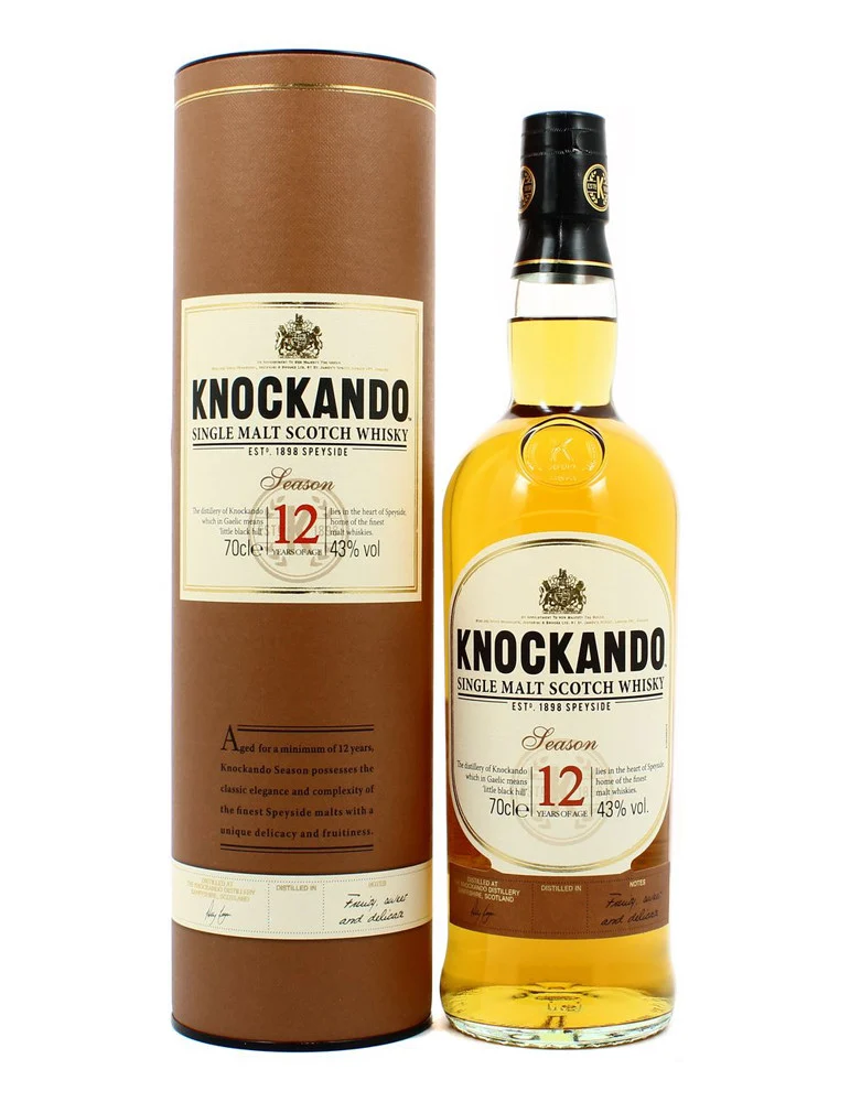 Knockando Season 12 ans - Whisky Ecossais 43° - Single Malt - 70 cl