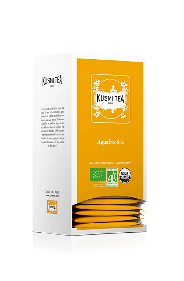 KUSMI TEA - INFUSION AQUAEXOTICA SACHET 2G x25 BIO