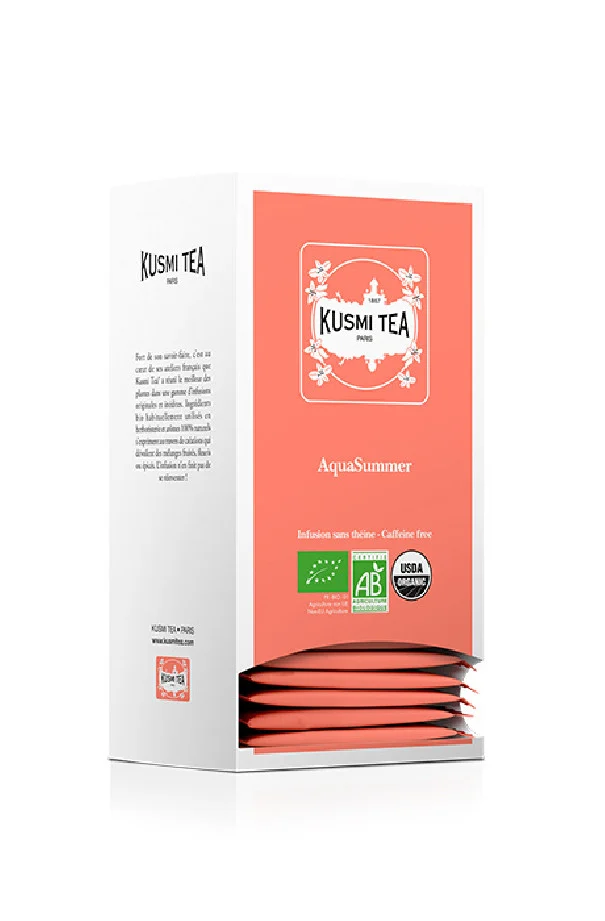 KUSMI TEA - INFUSION AQUASUMMER SACHET 2G x25 BIO