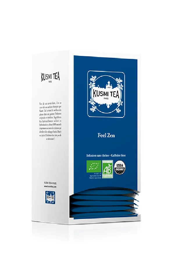 KUSMI TEA - INFUSION BIEN ETRE FEEL ZEN SACHET 2G x25 BIO