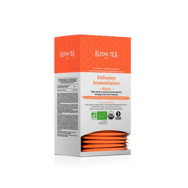 KUSMI TEA - INFUSION RITUEL DEFENSES IMMUNITAIRES SACHET 2G x25 BIO