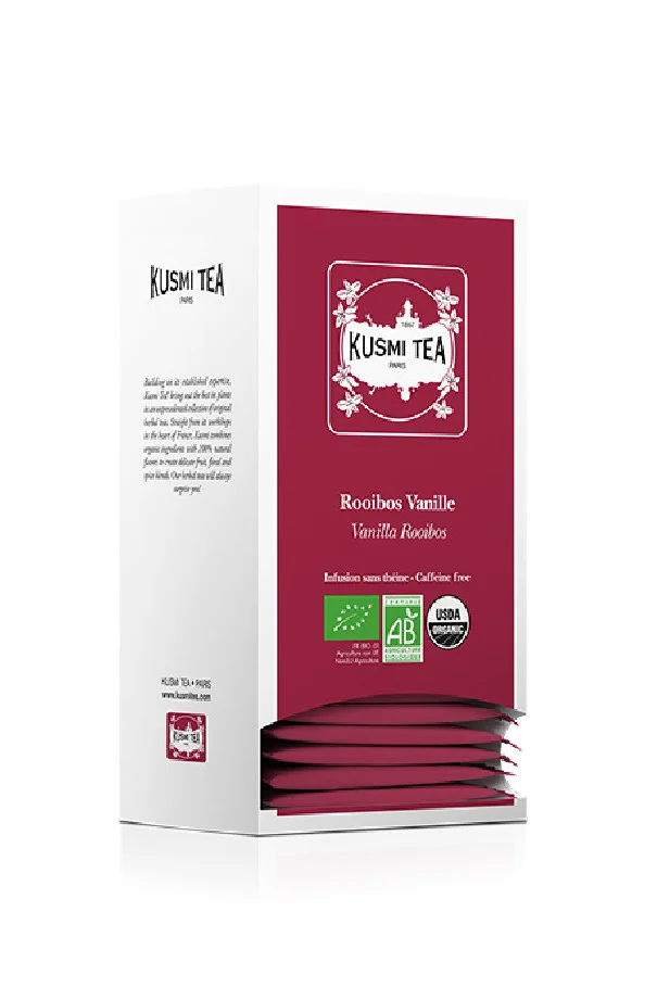 KUSMI TEA - THE ROOIBOS VANILLE SACHET 2G x25 BIO