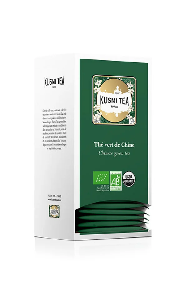 KUSMI TEA - THE VERT DE CHINE SACHET 2G x25 BIO