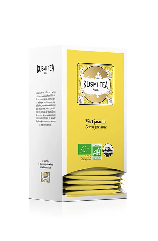 KUSMI TEA - THE VERT JASMIN SACHET 2G x25 BIO