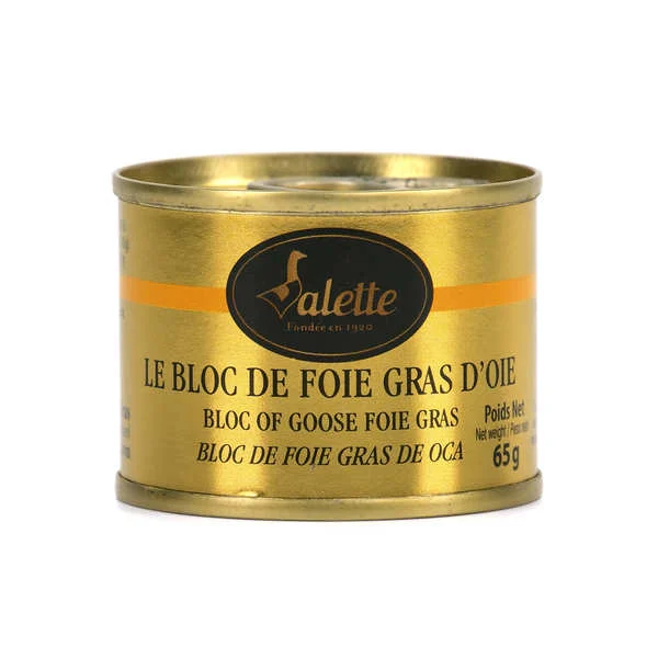 Le bloc de foie gras d'oie