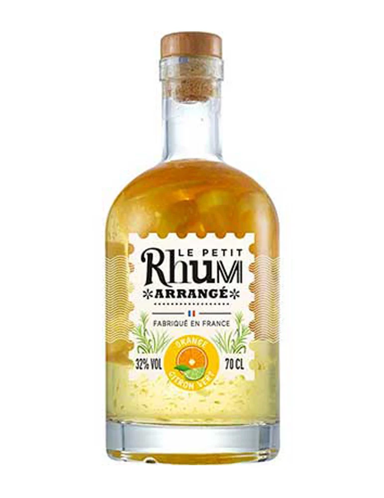 Le Petit Rhum Arrangé - Orange Citron Vert 32° - Rhum - 70 cl