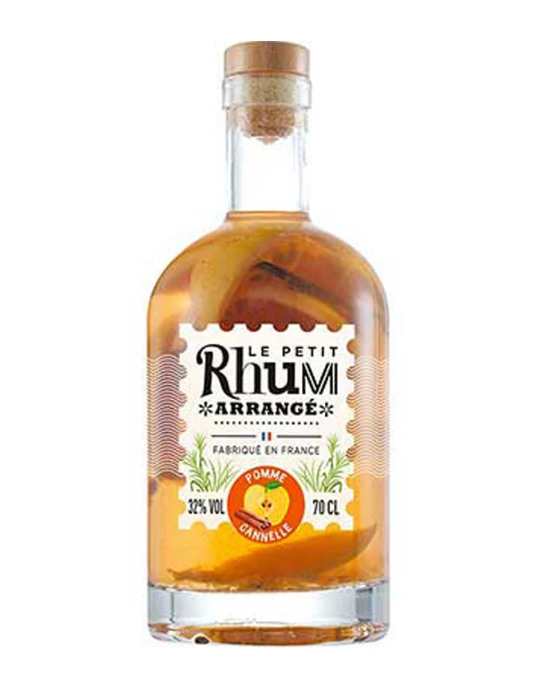 Le Petit Rhum Arrangé - Pomme Cannelle 32° - Rhum - 70 cl
