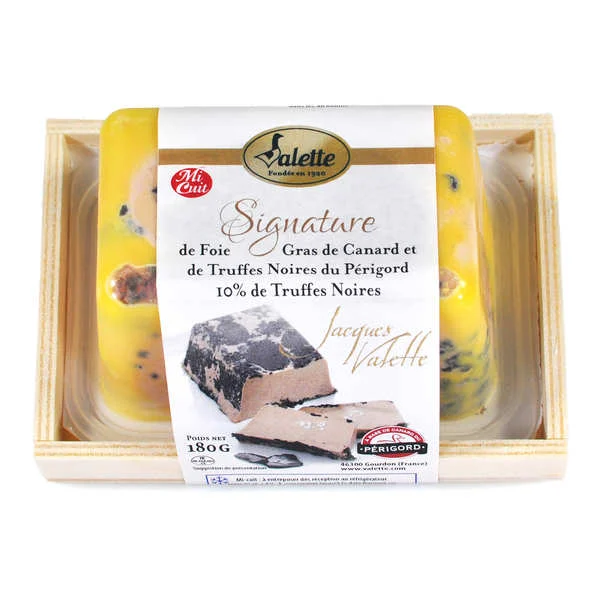 Le Signature - Foie gras de canard entier mi-cuit et de truffes noires (10%) du Périgord