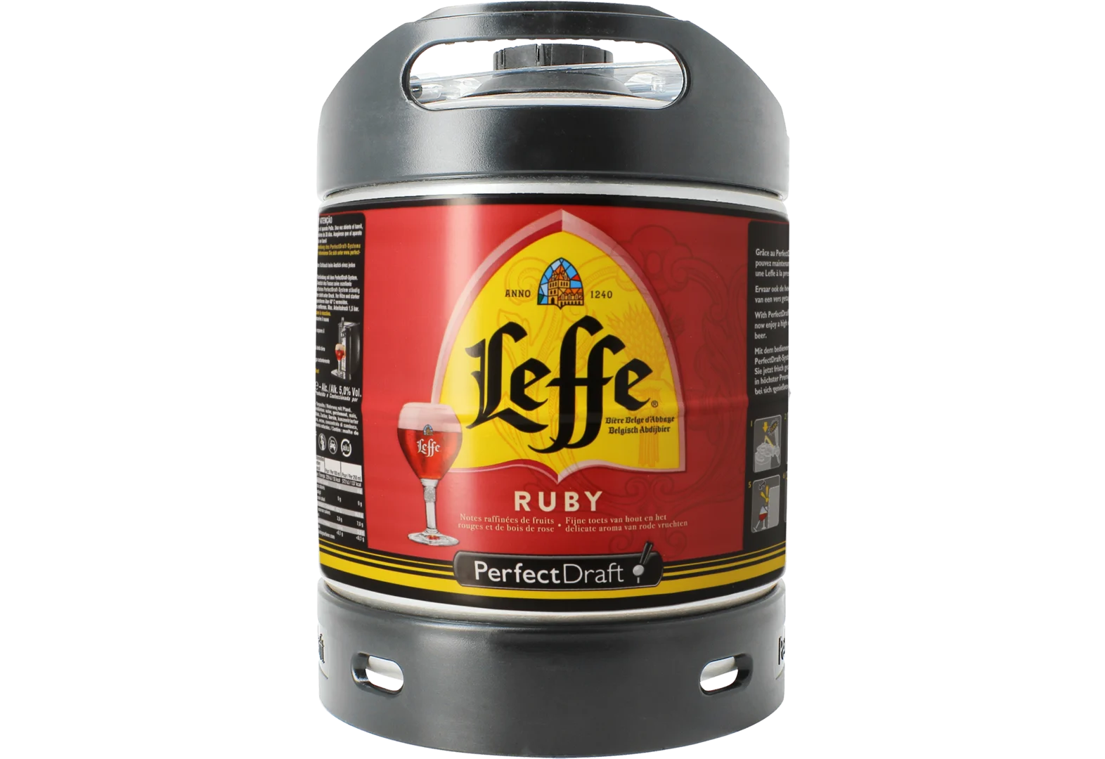 LEFFE RUBY 5° PERFECT DRAFT 6L (hors consigne )