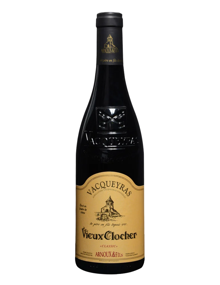 Maison Arnoux & Fils - Cuvée Vieux Clocher - Vacqueyras AOC - vin rouge - 75 cl