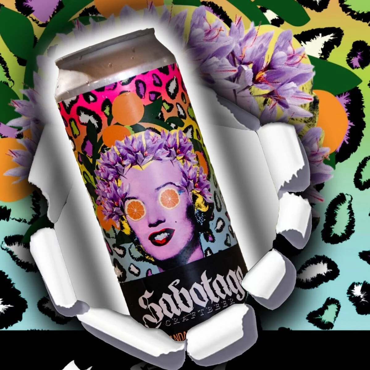 Mandaryline Monroe – Double sour mandarine safran curry – 8,7% – 50cL
