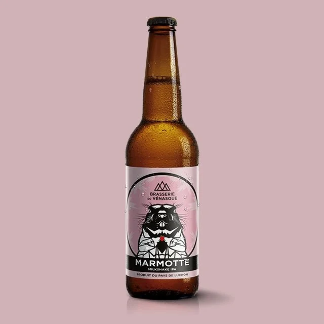Marmotte – La bière IPA fraise des Pyrénées – 0.33L