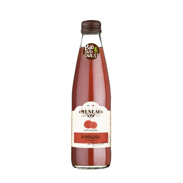 MENEAU - JUS DE TOMATE BOUTEILLE VERRE 250ML x12 BIO